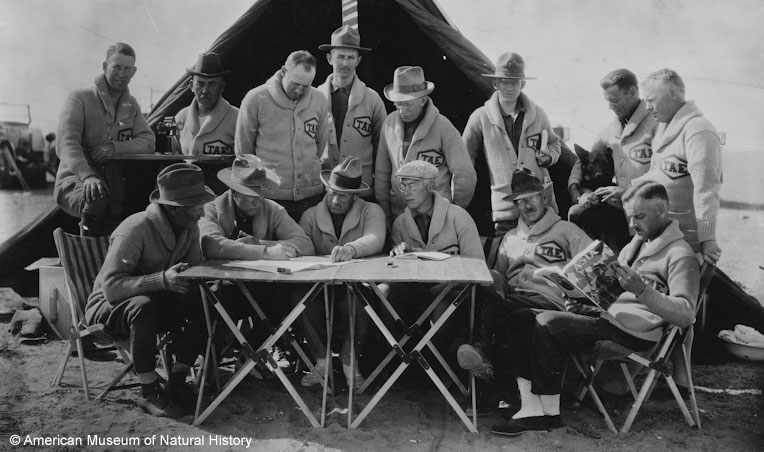 1925 Gobi Expedition Staff | Roy Chapman Andrews - James B Shackelford - AMNH