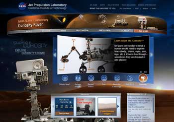 Nasa's Mars Science Lab Website