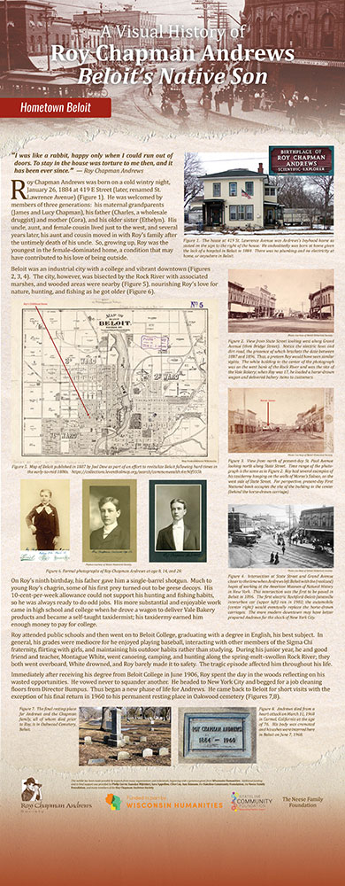 Hometown Beloit | A Visual History Exhibit - Roy Chapman Andrews