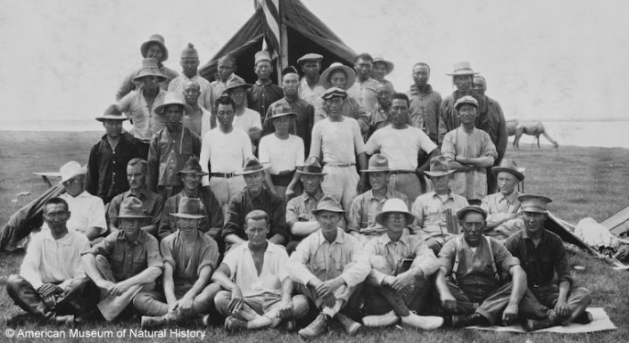 Entire Personnel | Third Asiatic Expedition, Mongolia 1925 | Photo: James B. Shackelford, AMNS