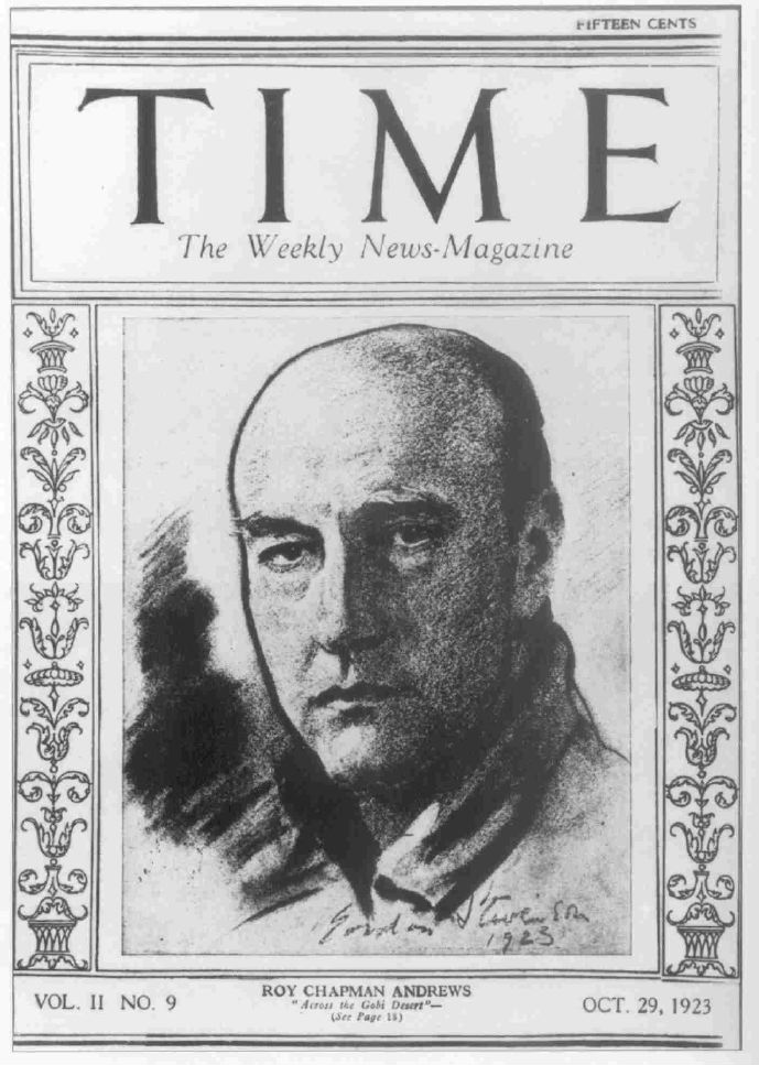 Roy Chapman Andrews | Time Magazine 1923
