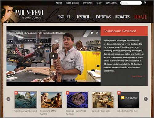 Paul Sereno Paleontologist Website
